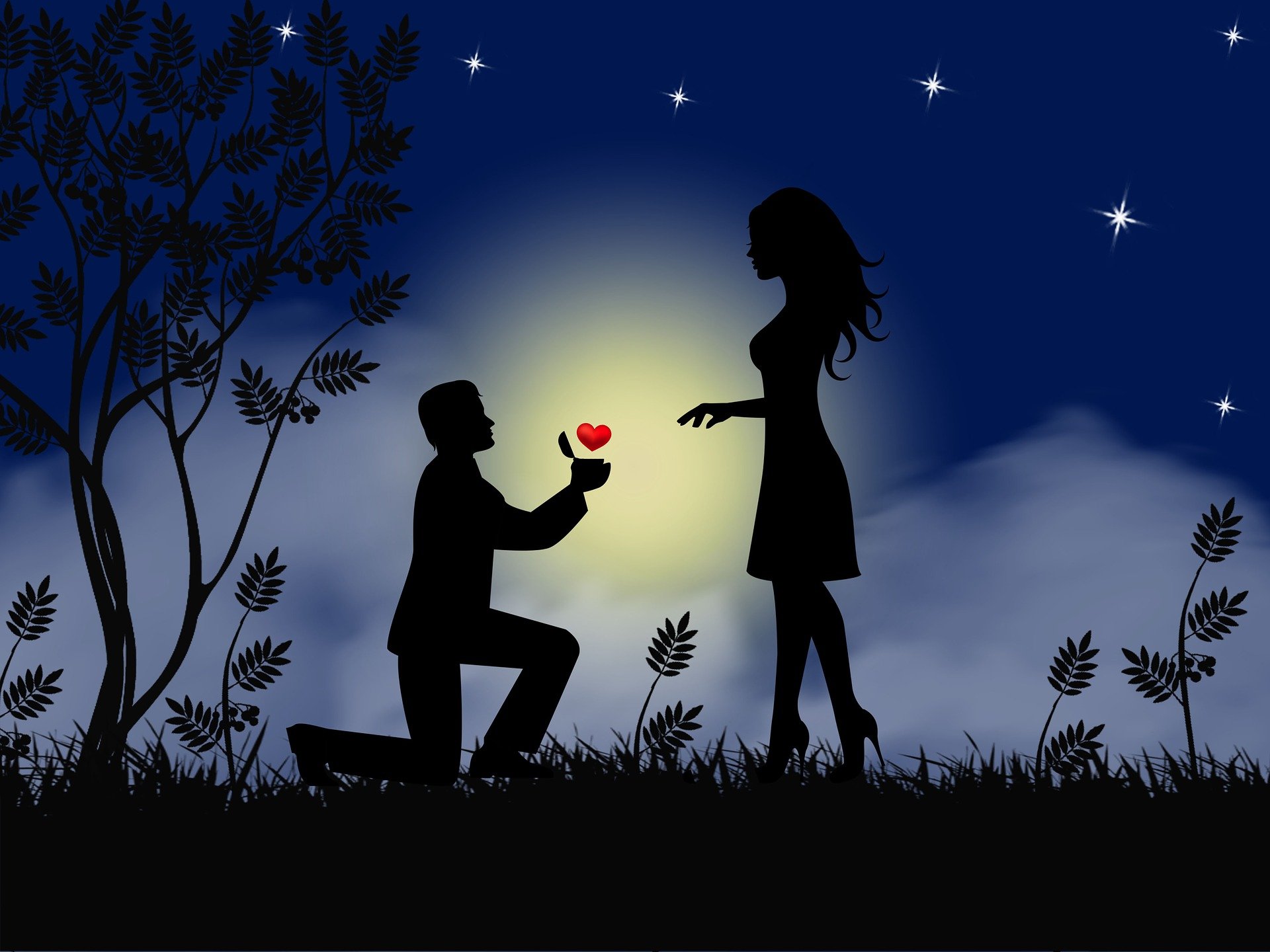 Romantik im Internet